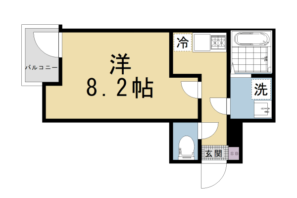 グランデコート烏丸今出川の間取り