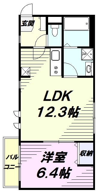 ヴィラ　サーシャの間取り