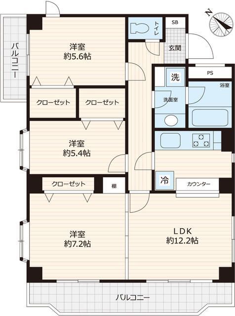 プラシス上池台の間取り