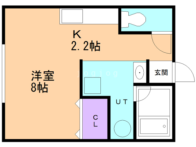 セレノ大通　Ａの間取り