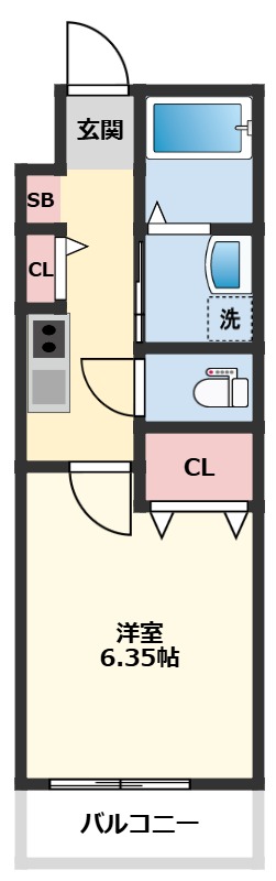 S-FORT船橋海神の間取り