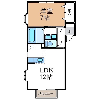 クレストコート笹山IIの間取り