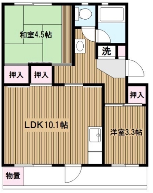 相模原田名3号棟の間取り