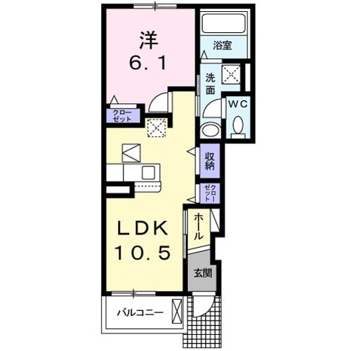 メゾンドール三田４号館の間取り