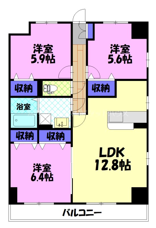 アグレアーブルの間取り