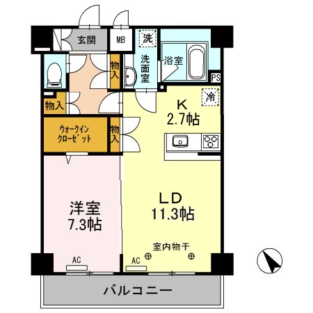 クレストスクエアの間取り