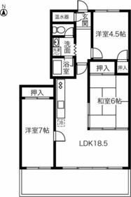 瑞穂市本田のマンションの間取り