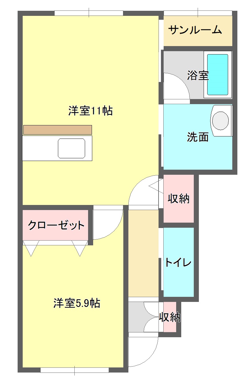 レトアシティIIの間取り