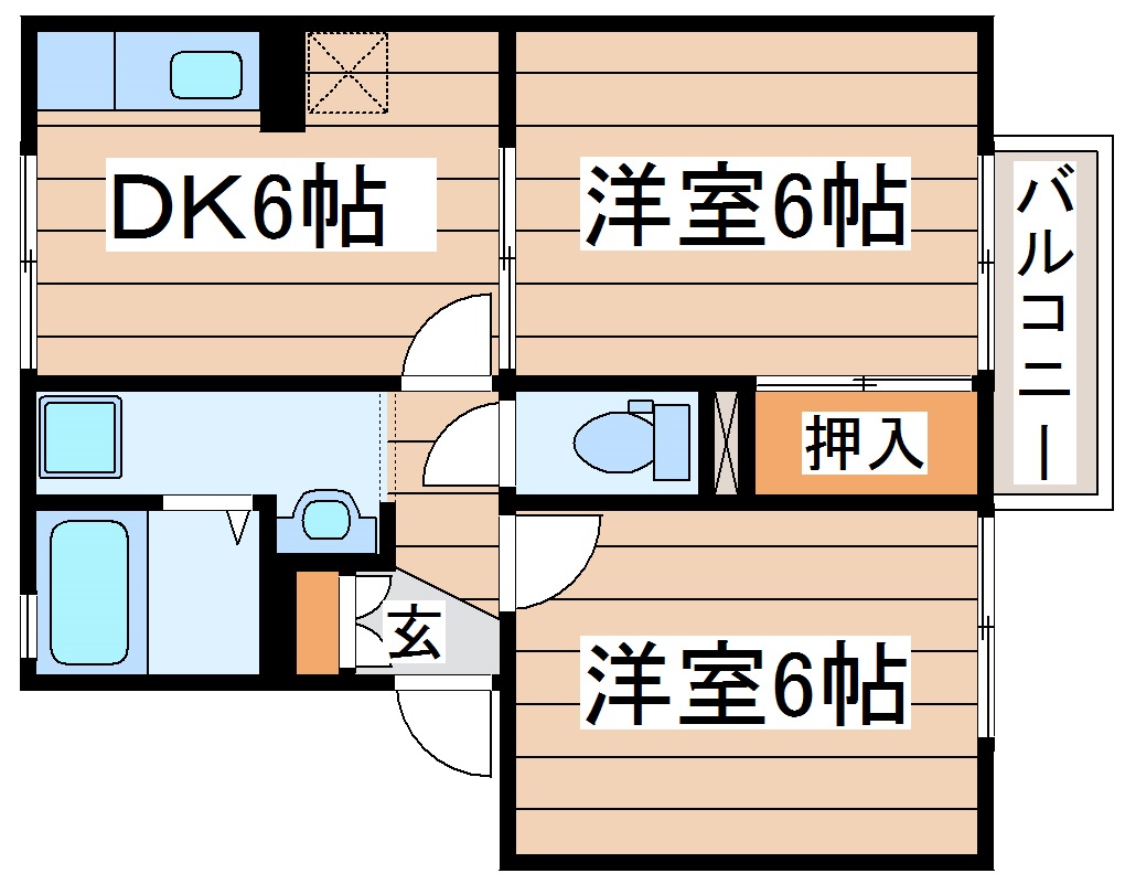 アトリオの間取り