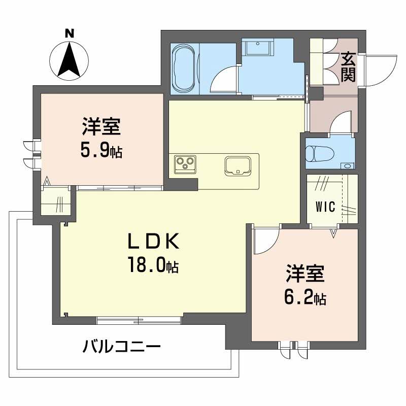 アンビエラの間取り