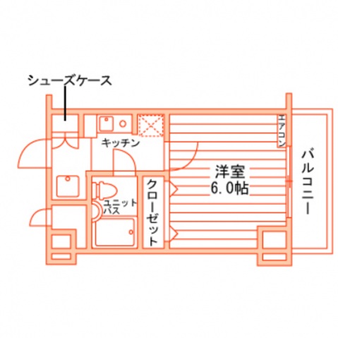 カルムイン伏見桃山の間取り