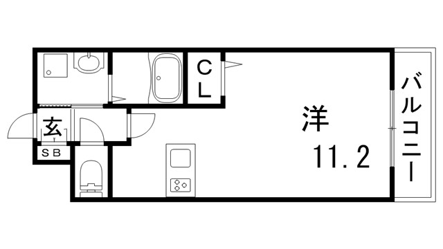 レオンコンフォート神戸西の間取り