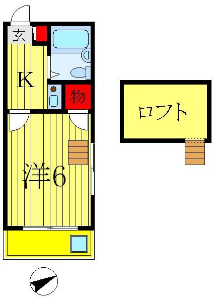 アネックス元山の間取り