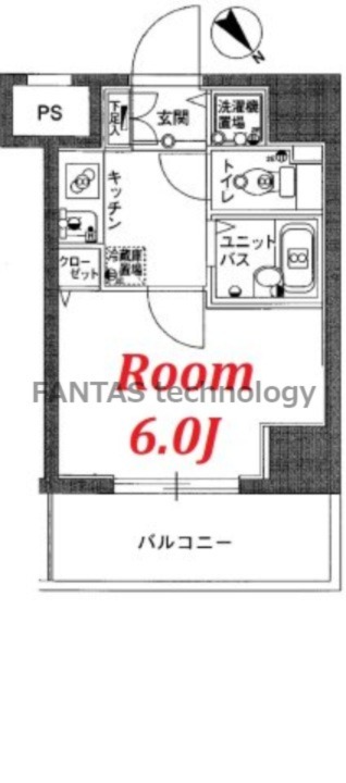 スカイコート巣鴨の間取り