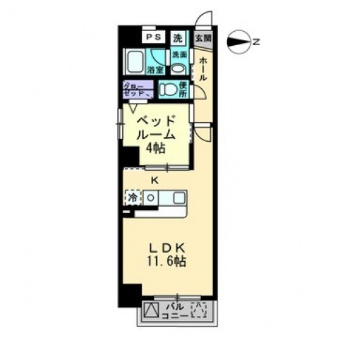 ウイング21中山下の間取り