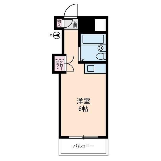 八王子市元横山町のマンションの間取り