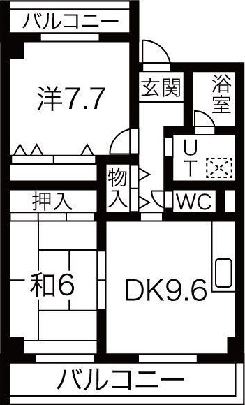 【I Cube南千里の間取り】