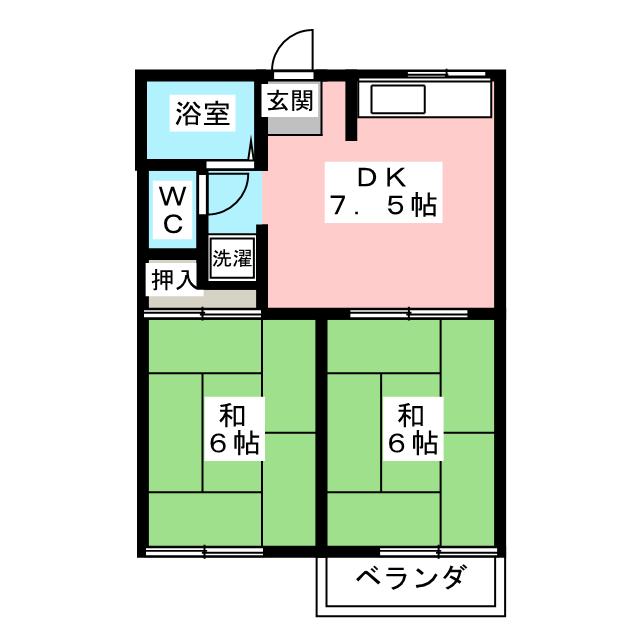 ハイツリージェントの間取り