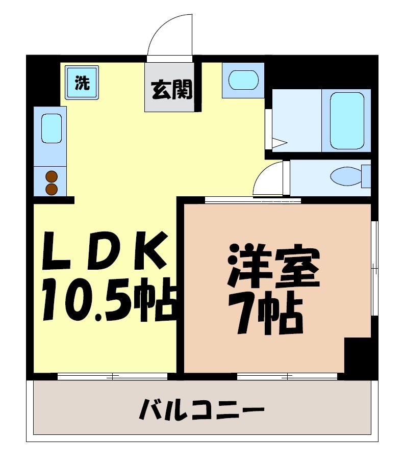 シーズンコート名駅西の間取り