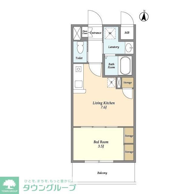 川口市金山町のマンションの間取り