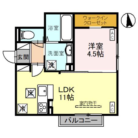 Ｄーｒｅｓｉｄｅｎｃｅ扇が丘の間取り