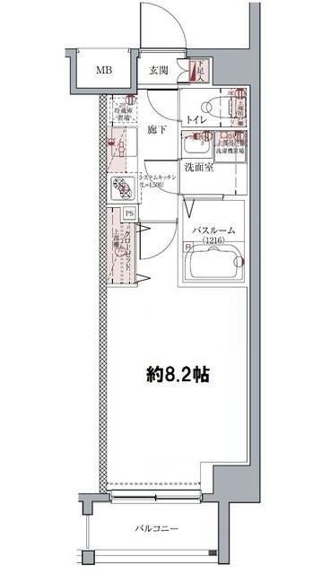 ラグディア麻布十番の間取り