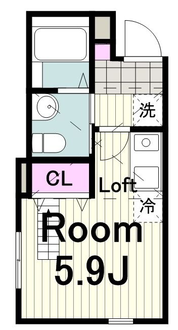 ミネルヴァ横浜港北Iの間取り