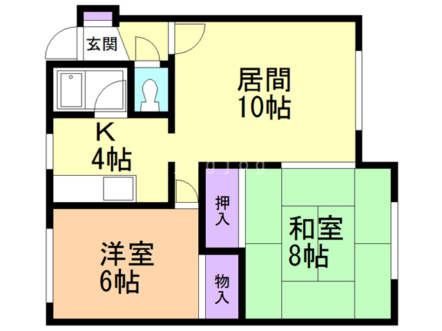 クラウンハイツの間取り