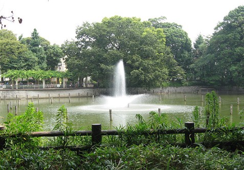 【目黒区柿の木坂のマンションの公園】