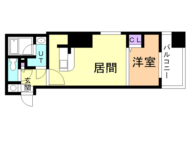 アルファタワー札幌南４条の間取り