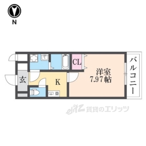 甲賀市水口町笹が丘のマンションの間取り