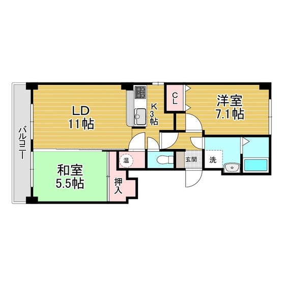 ＭＳジュネスの間取り