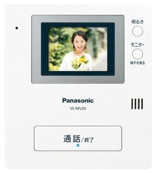 セキュリティ　モニター付ドアホンを設置します