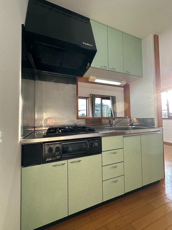 キッチン　ガスコンロ付