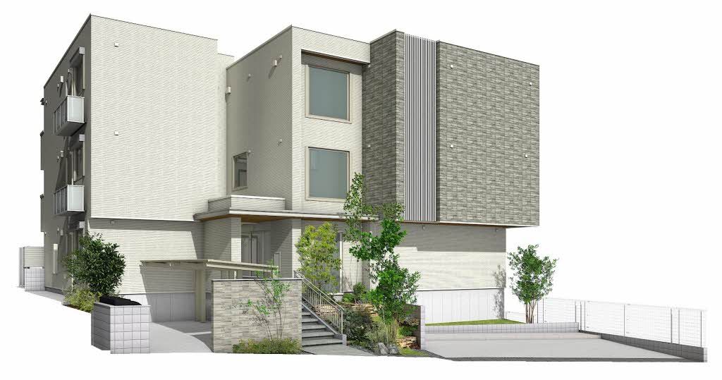 建物外観　完成予想図