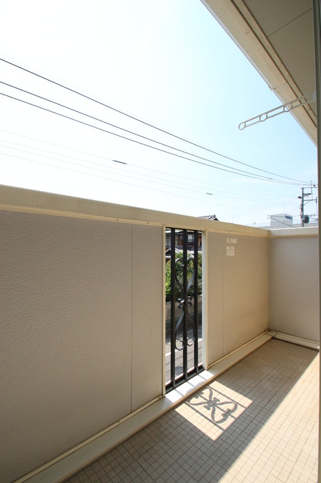 バルコニー　バルコニーがあります