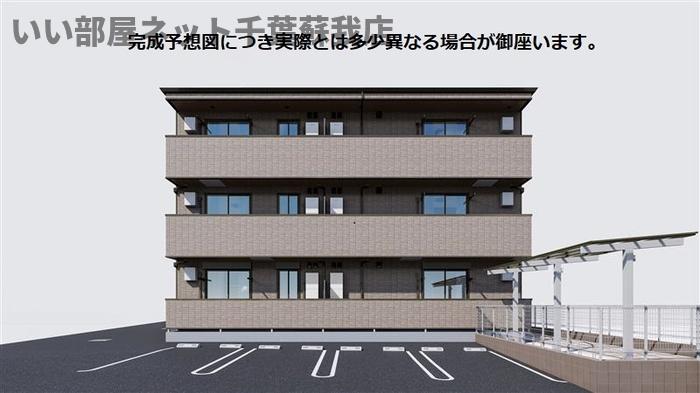 建物外観　先行申込受付中！完成が楽しみですね♪