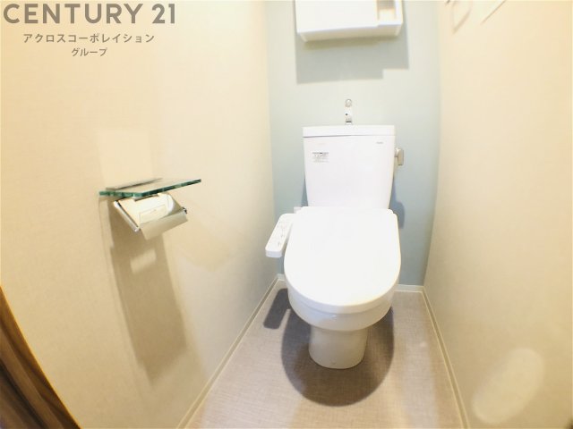 トイレ　ウォシュレット付きのトイレです♪