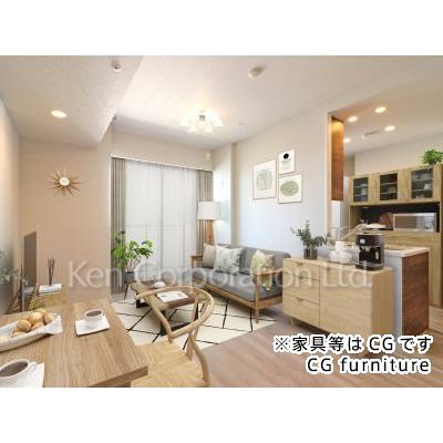 居室・リビング　同タイプ10階のお部屋を撮影。仕様が異なることがあります。