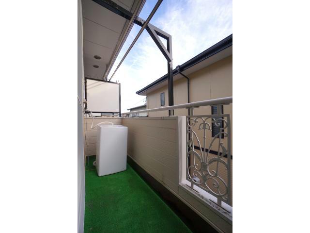 バルコニー　家電3点付き