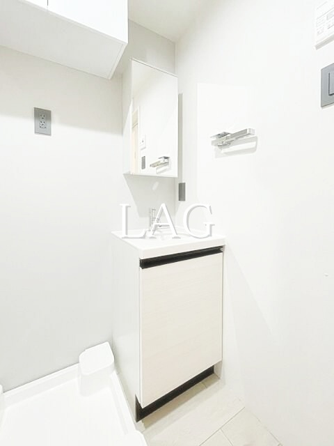 洗面設備　洗面台です。