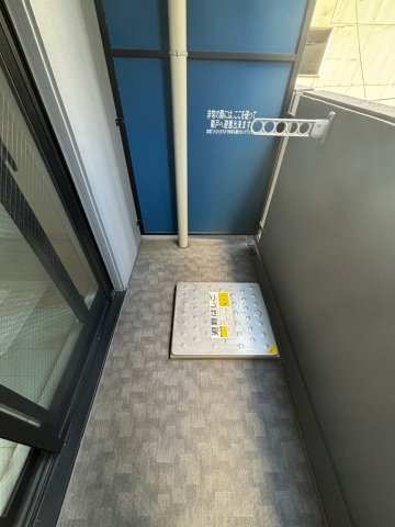 バルコニー　広々としたバルコニーです