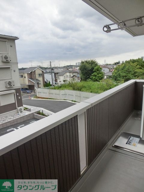 バルコニー　閑静な住宅街