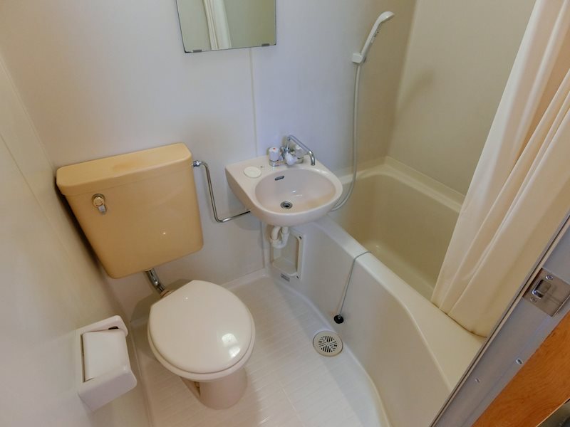 バス・シャワールーム　洗面ボウルが付いています