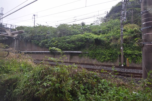 眺望　窓から電車を眺めることが可能