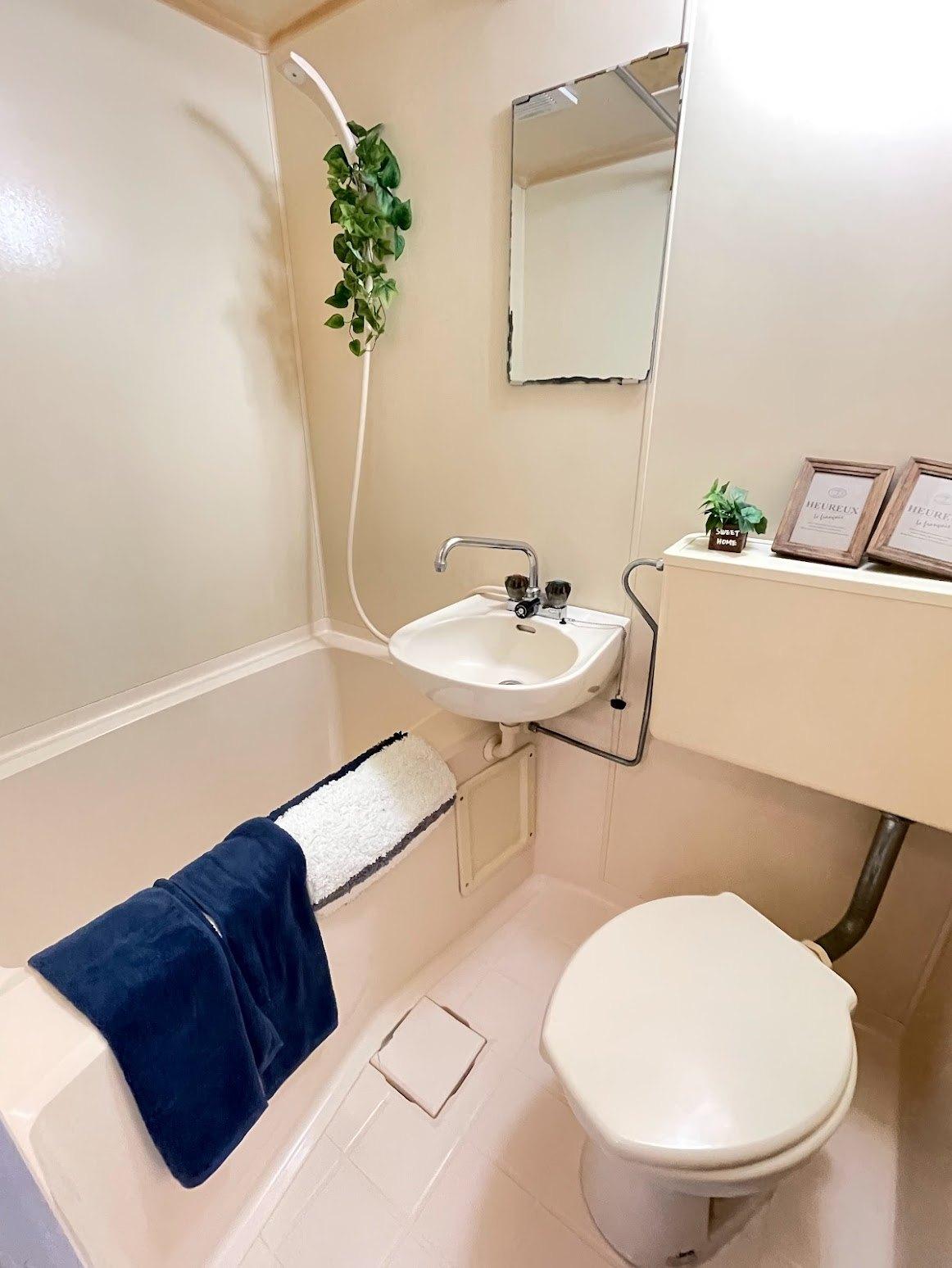 洗面設備　プロによるクリーニング済み