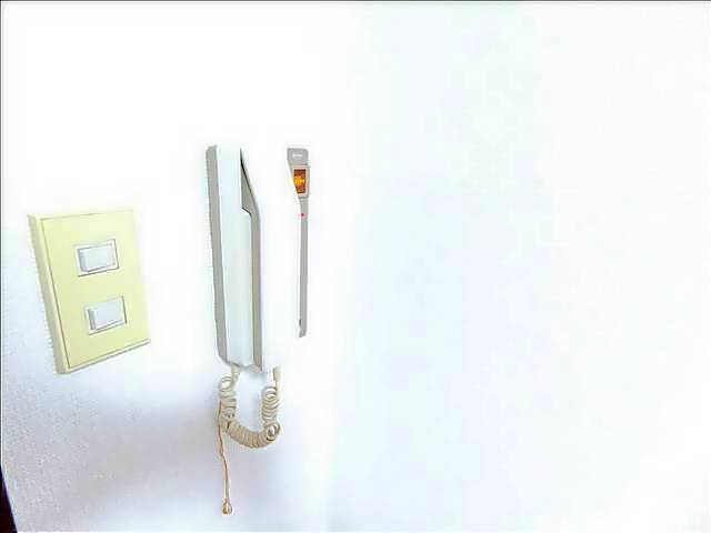 セキュリティ　インターホン付きです。