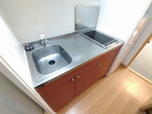 キッチン　シングルレバー設置　シンク広めです♪