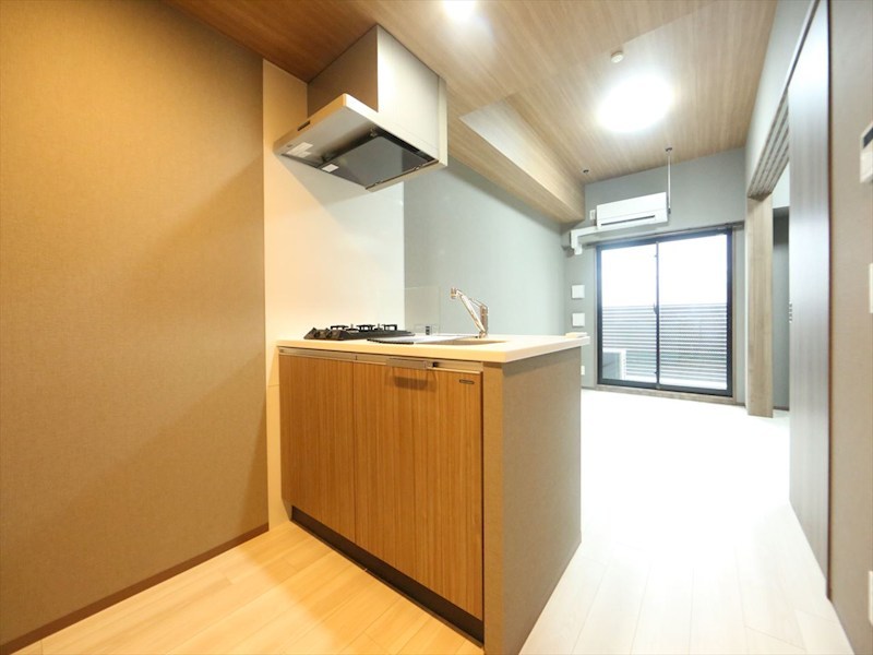 キッチン　システムキッチン（ガス2口コンロ付）