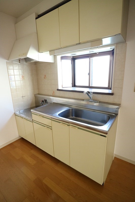 キッチン　2口ガスコンロ対応